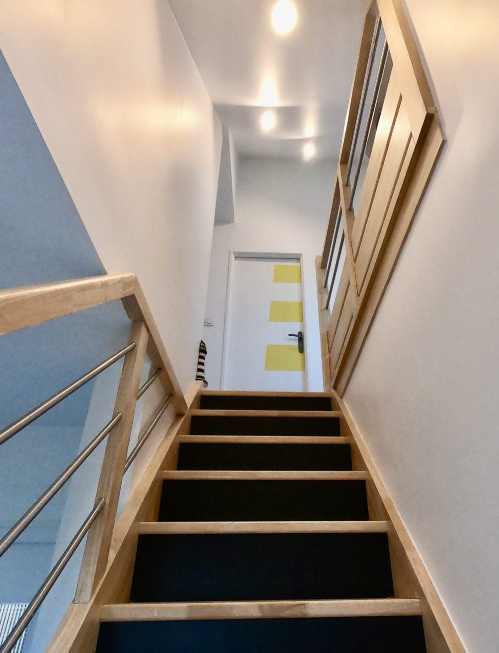 stairs to the top floor
